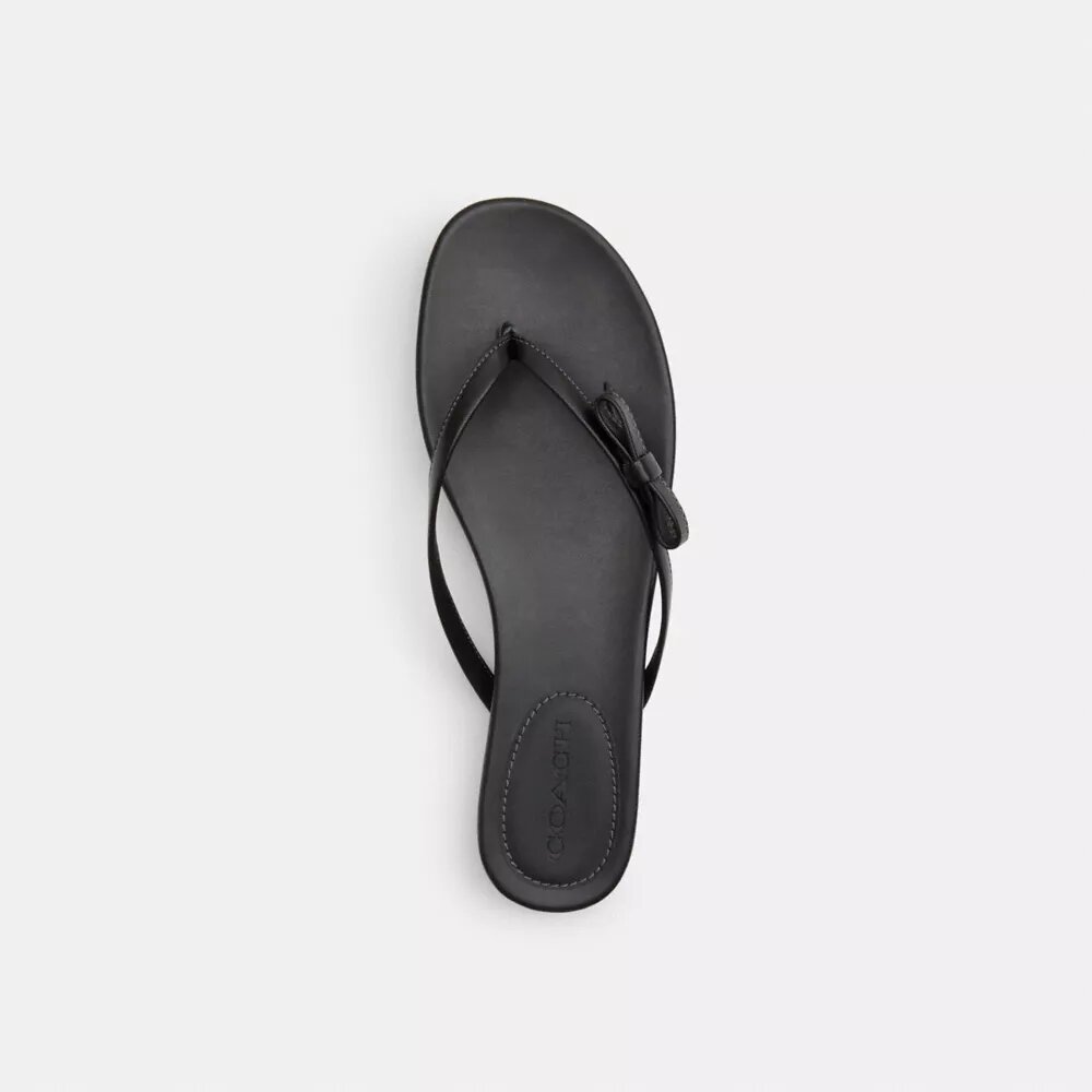 Teenslippers met strik