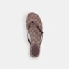 Teenslippers met strik in Signature Jacquard