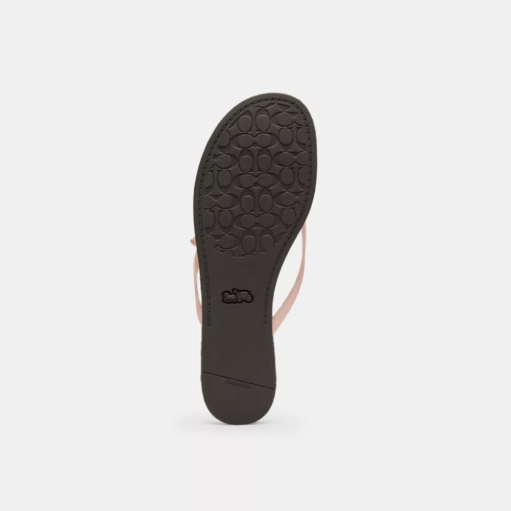 Teenslippers met strik in Signature Jacquard