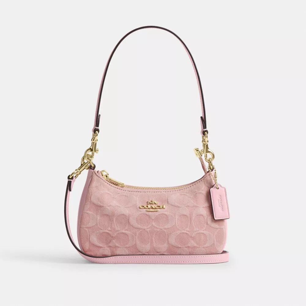 Teri Mini-crossbodytas in kenmerkend denim