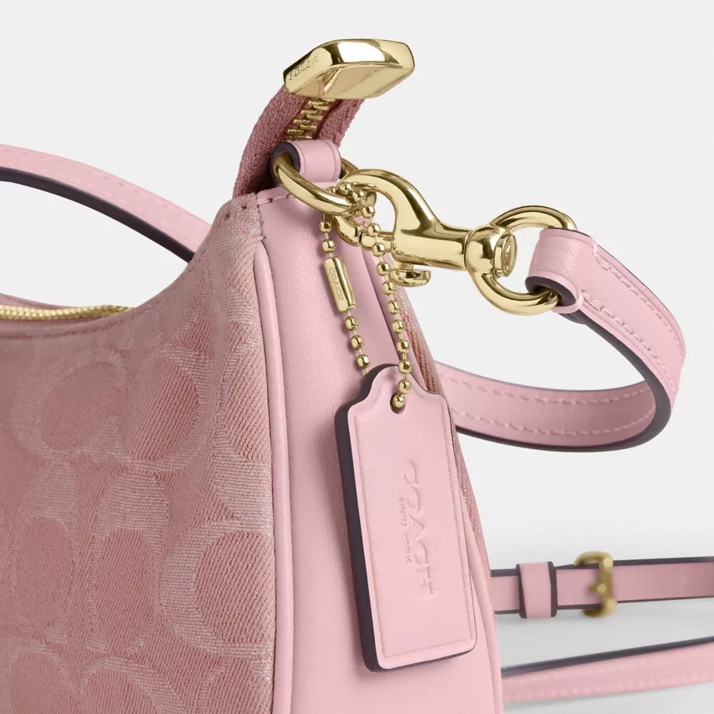 Teri Mini-crossbodytas in kenmerkend denim