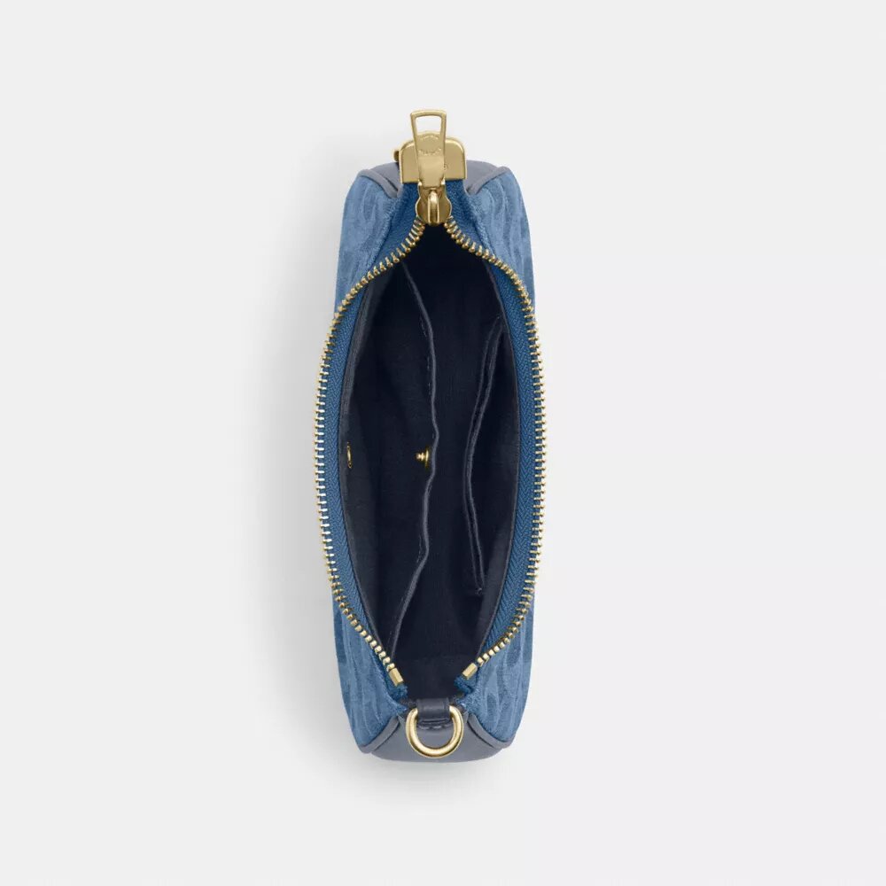 Teri Mini-crossbodytas in kenmerkend denim