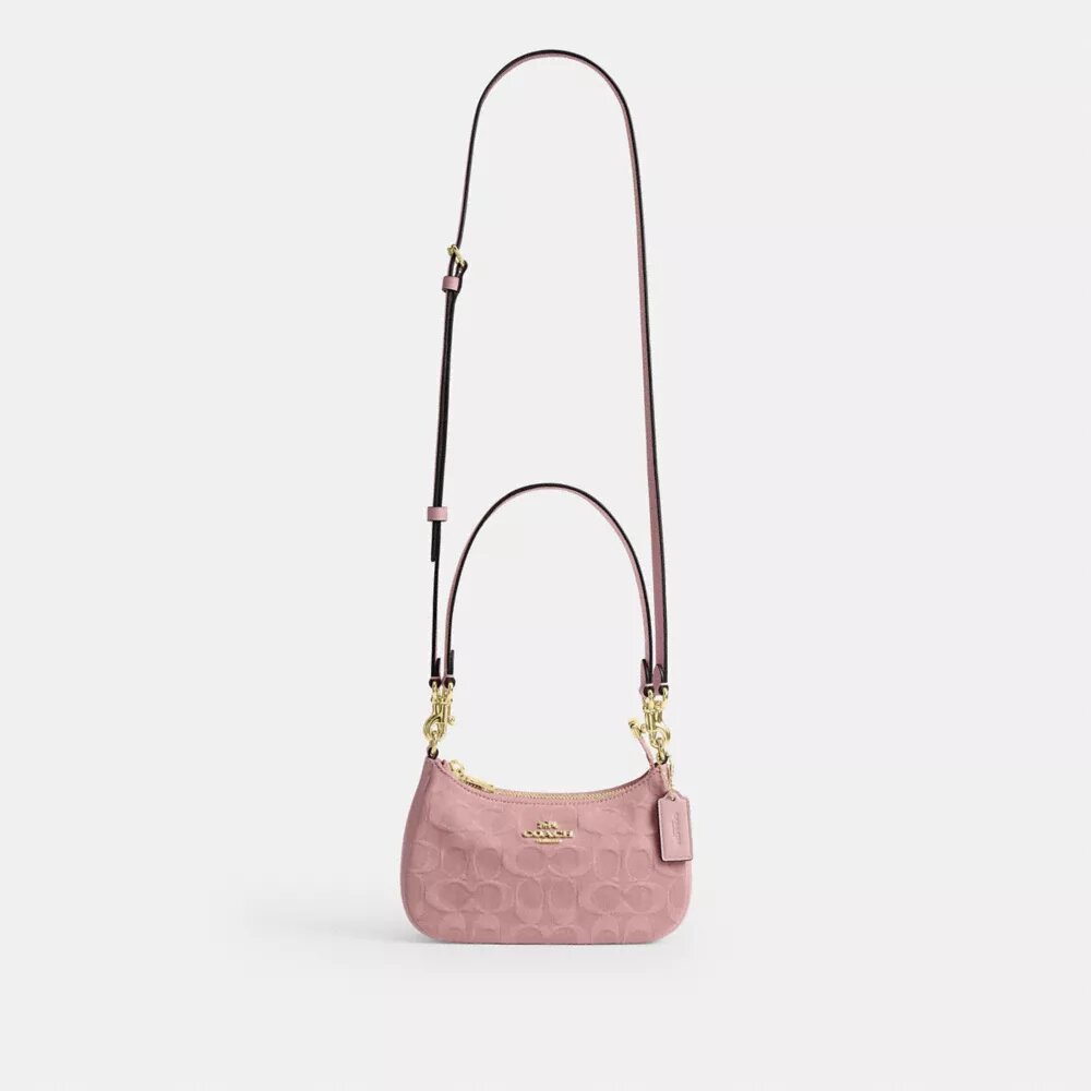 Teri Mini-crossbodytas in kenmerkend denim