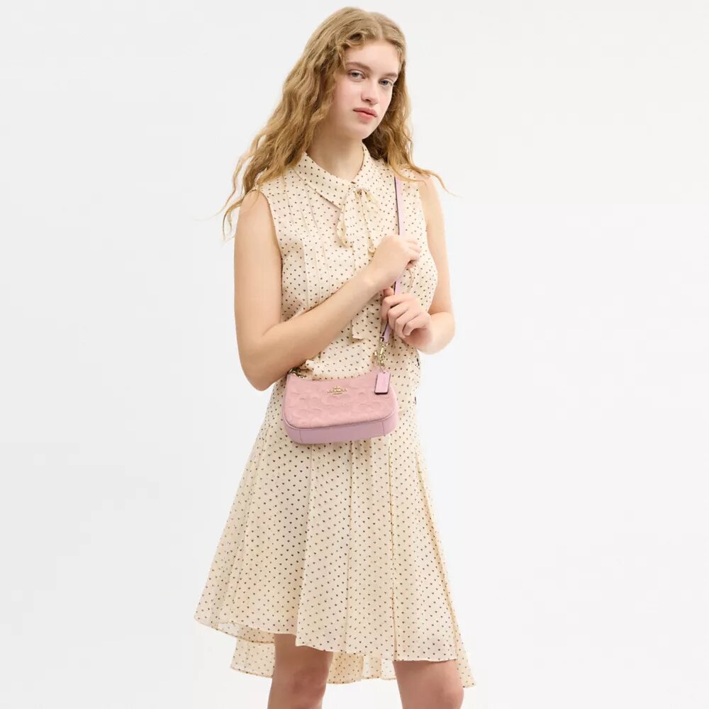 Teri Mini-crossbodytas in kenmerkend denim