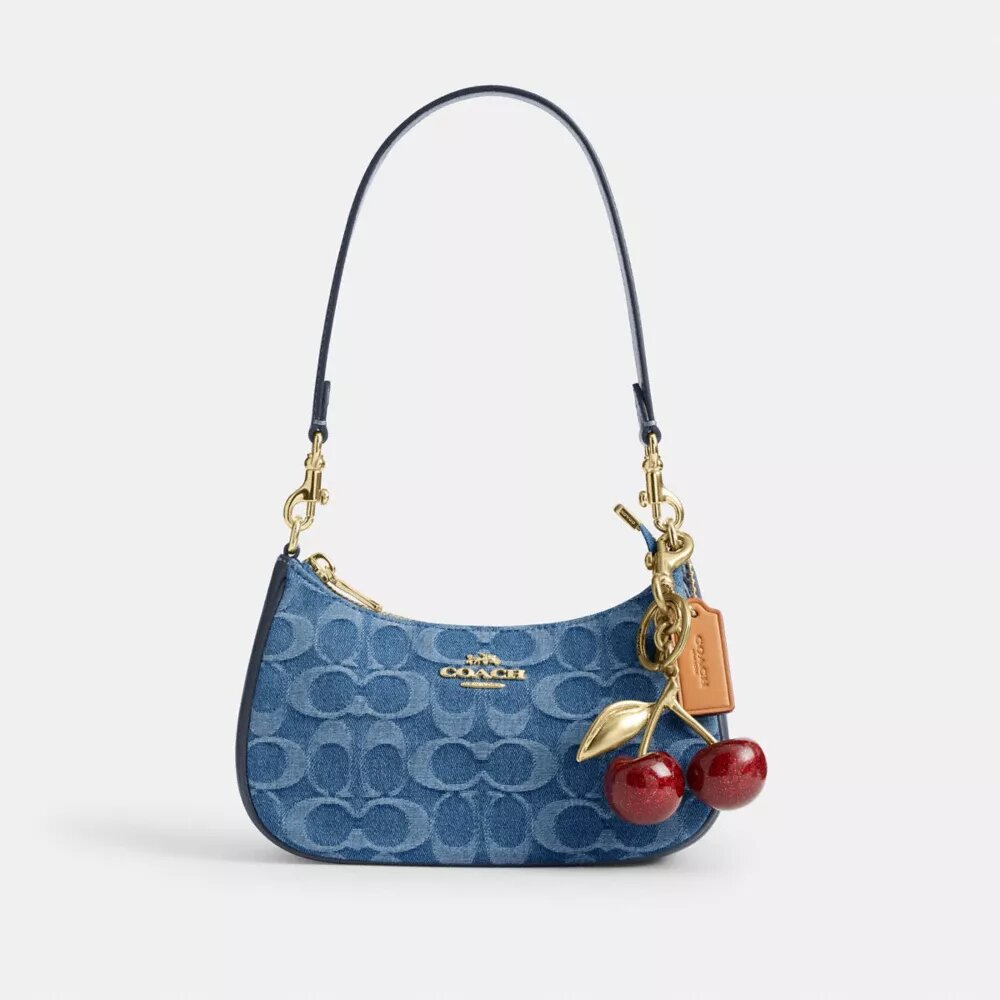 Teri Mini-crossbodytas in kenmerkend denim