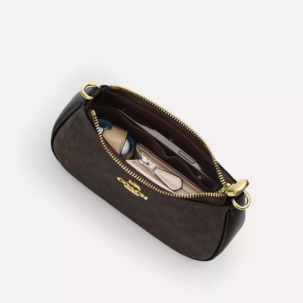 Teri Mini-crossbodytas met bloemenapplicatie