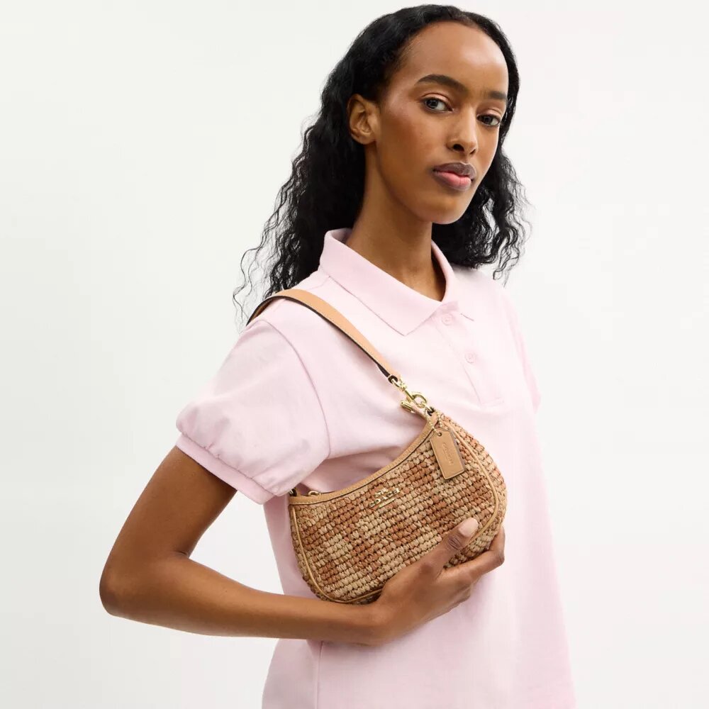 Teri Mini-crossbodytas met gingham-print