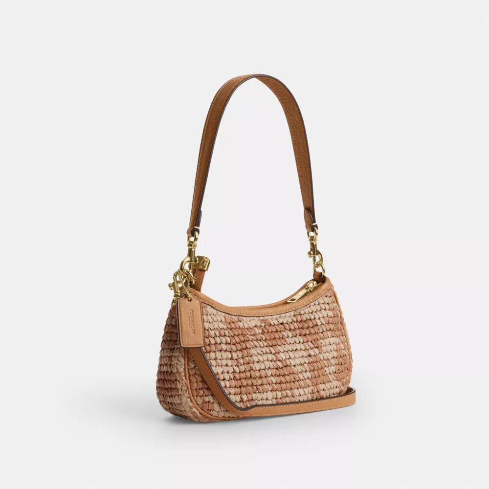 Teri Mini-crossbodytas met gingham-print