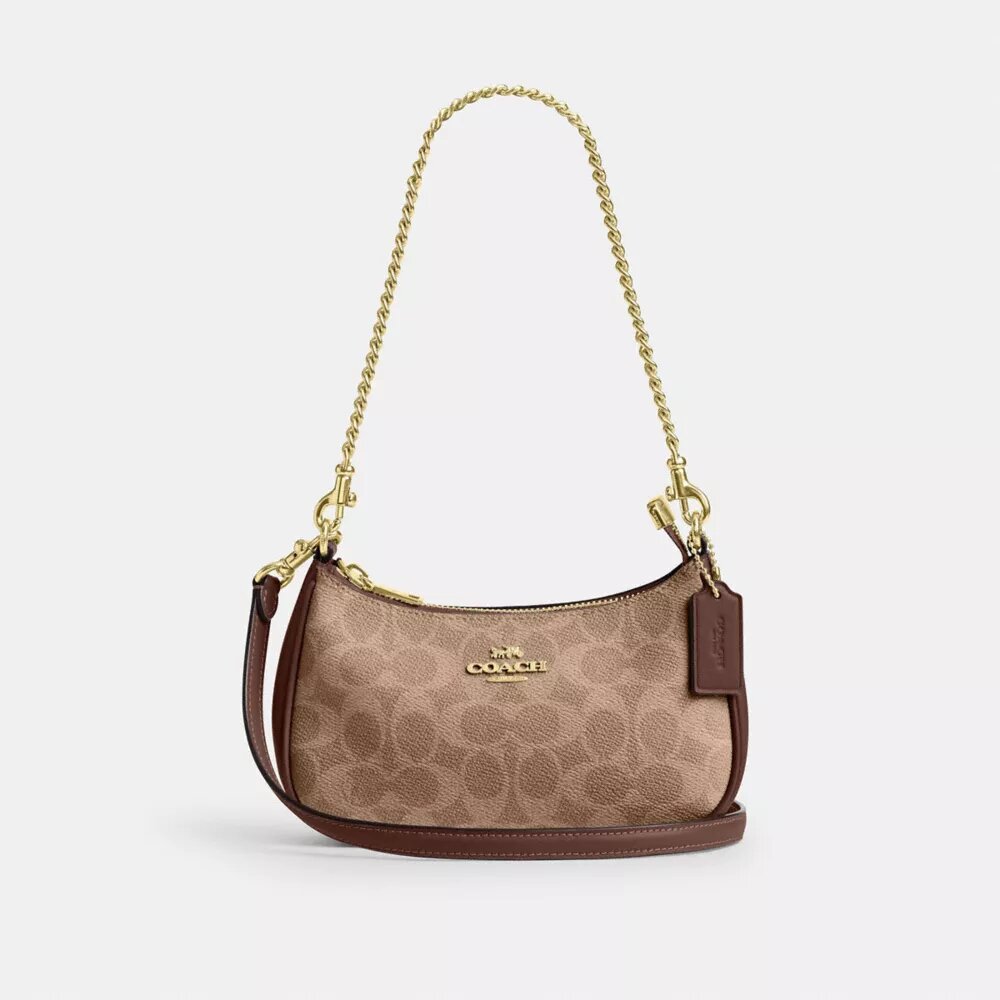 Teri Mini-crossbodytas van Signature Canvas