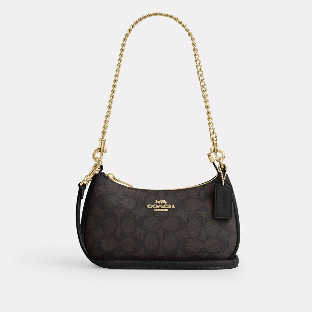 Teri Mini-crossbodytas van Signature Canvas