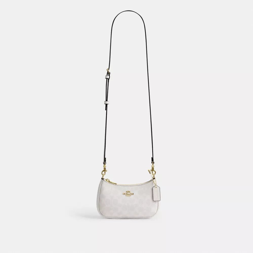 Teri Mini-crossbodytas van Signature Canvas