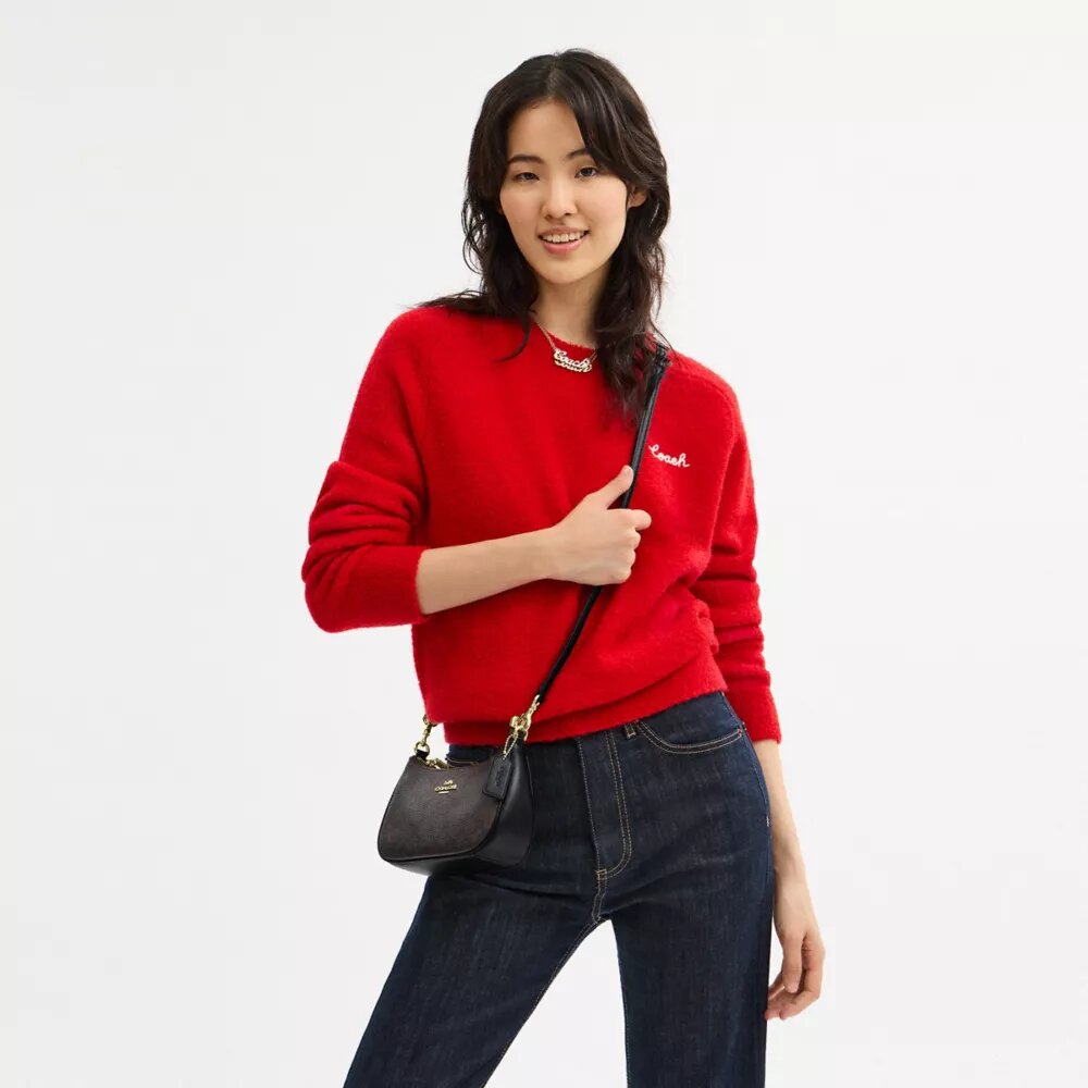 Teri Mini-crossbodytas van Signature Canvas