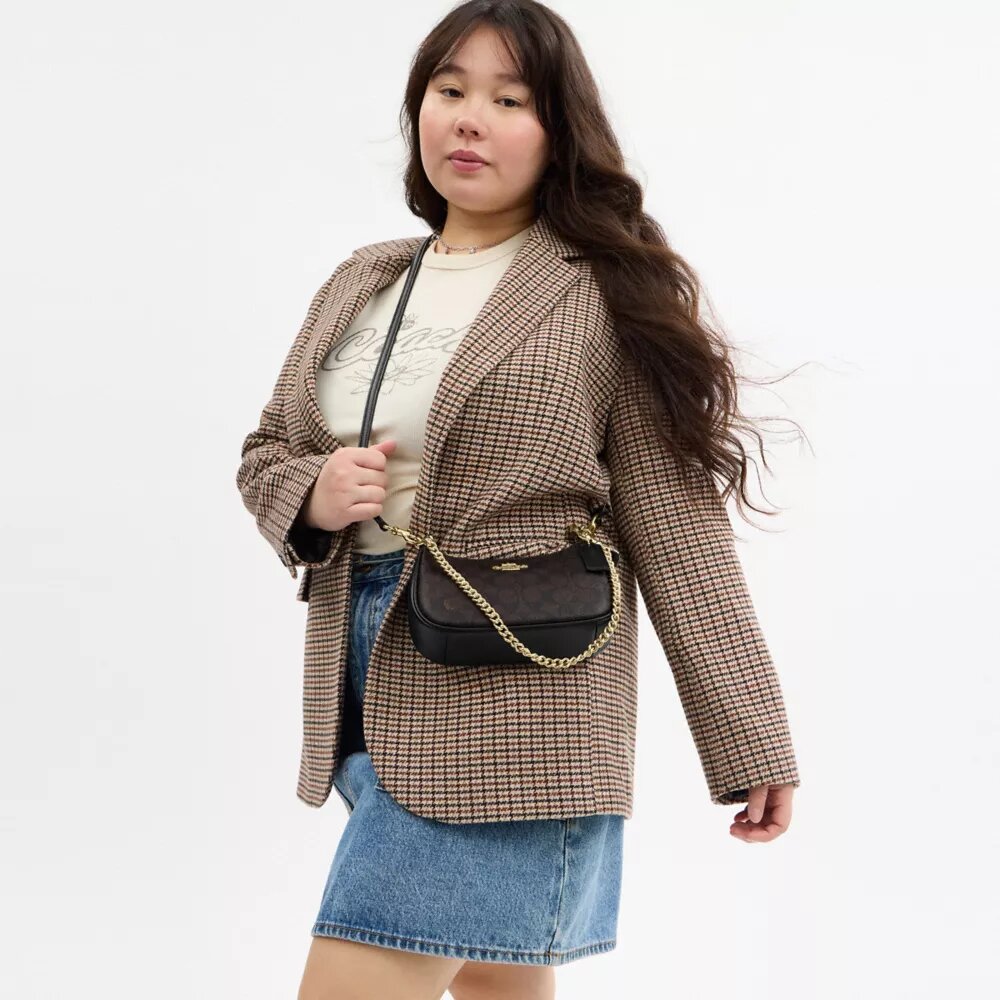 Teri Mini-crossbodytas van Signature Canvas