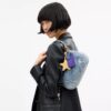 Teri-schoudertas van Loved Denim met bedels