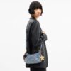 Teri-schoudertas van Loved Denim met bedels