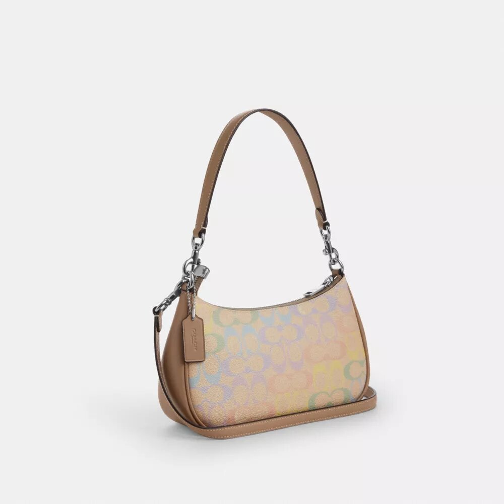 Teri-schoudertas van Rainbow Signature Canvas