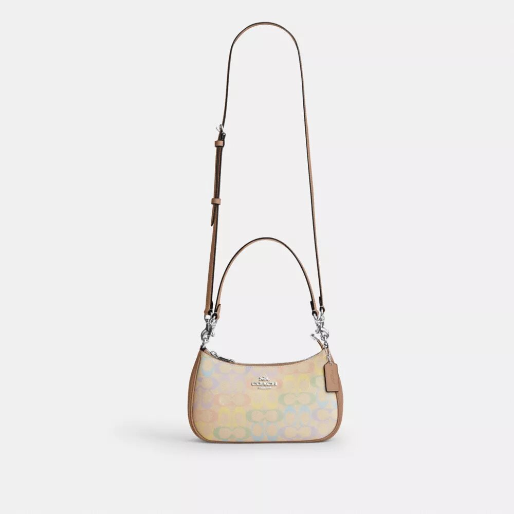 Teri-schoudertas van Rainbow Signature Canvas