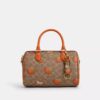 Trigger Snap-tashanger van Signature Canvas met oranje print