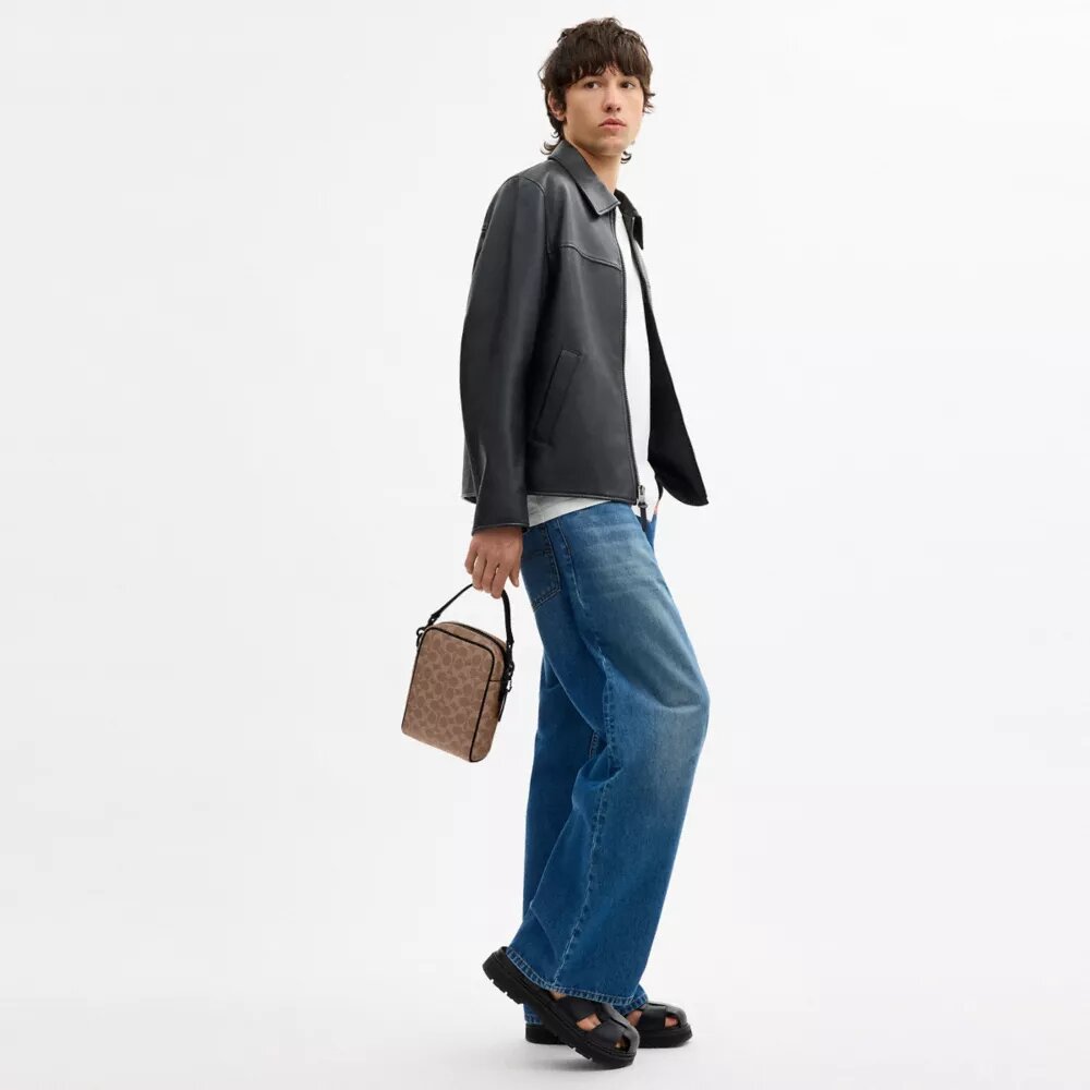 Tristan-crossbodytas 14 in Signature Canvas