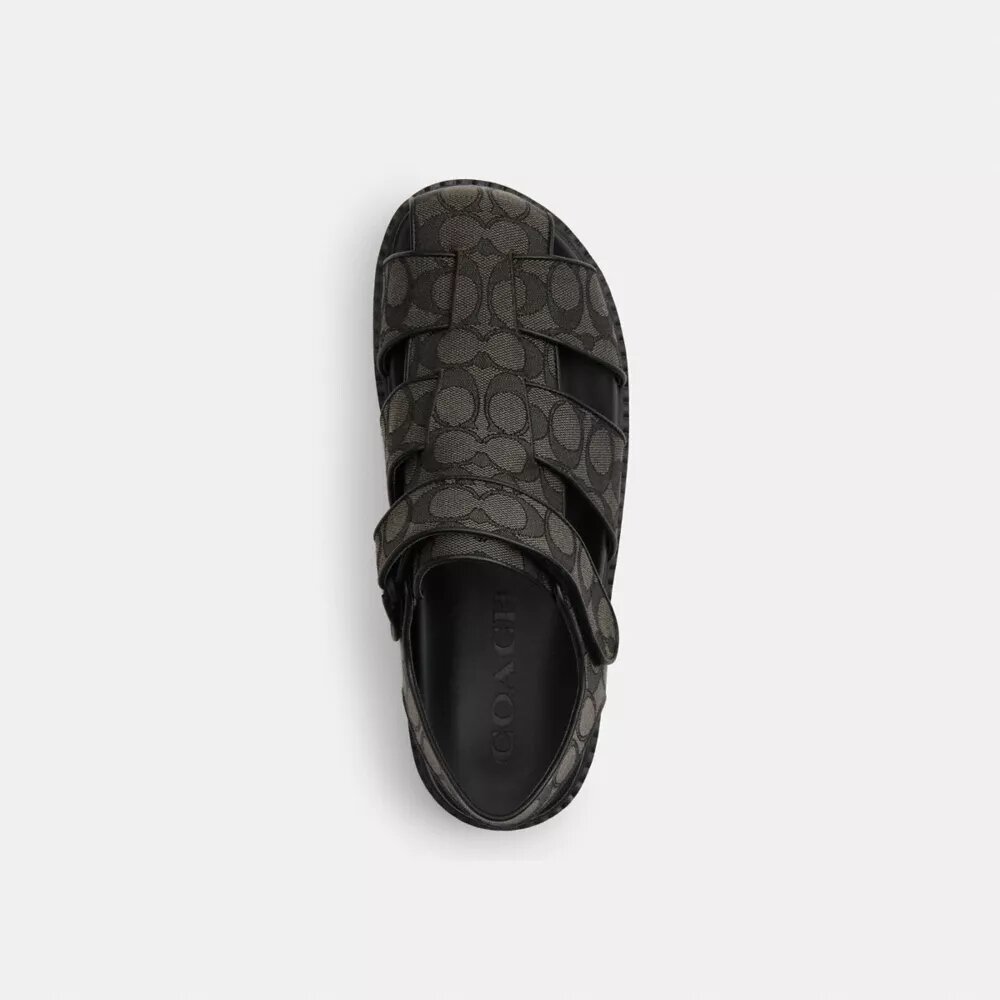 Visserssandal in kenmerkend jacquard