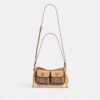 Waverly-tas met dubbele Turnlock-sluiting in onze kenmerkende jacquard