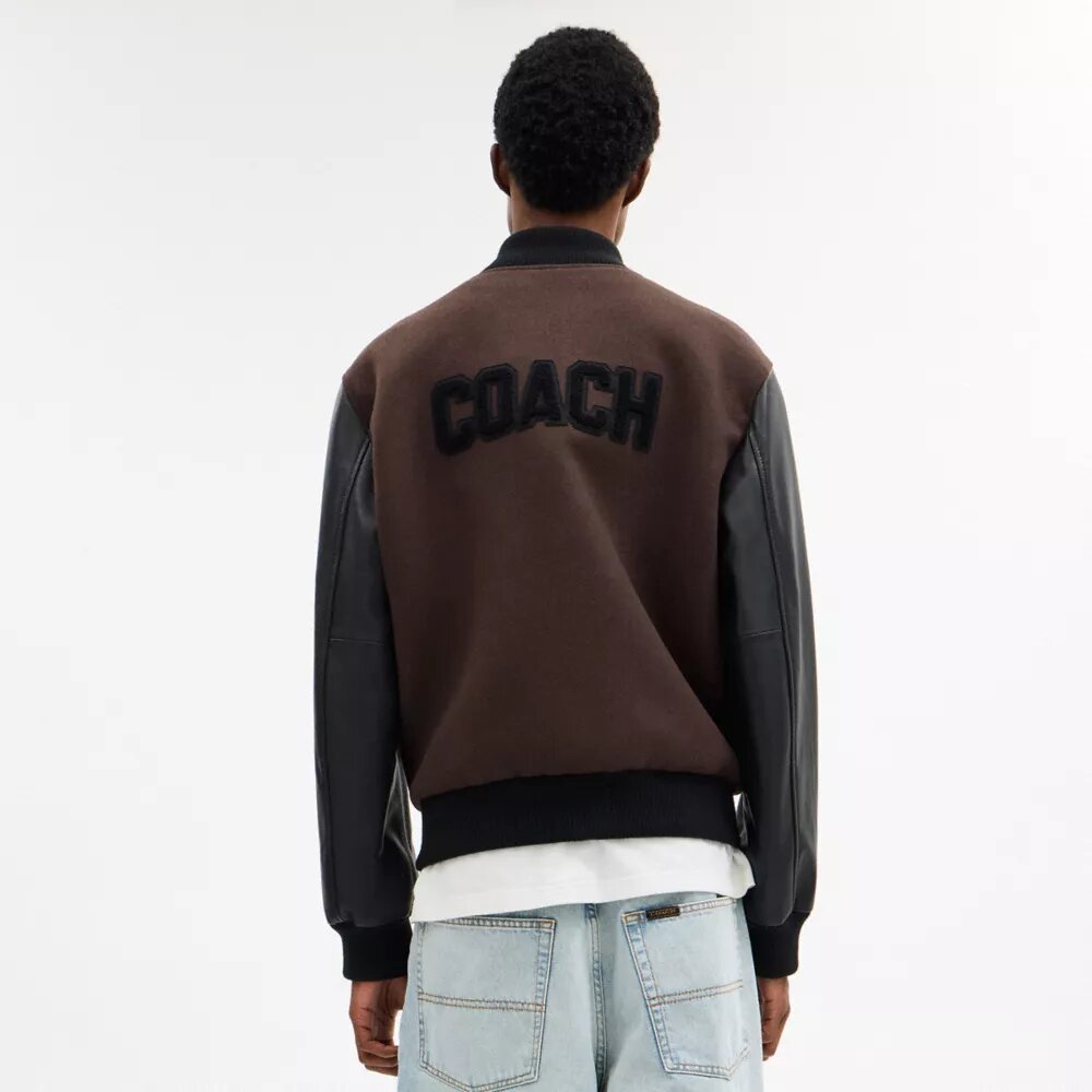 Wollen varsity-jas