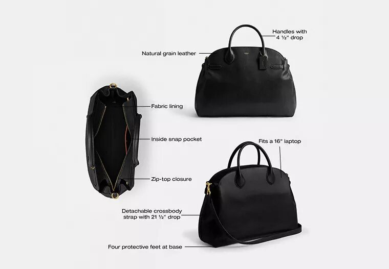 Zachte Empire-Carryall-tassen 48