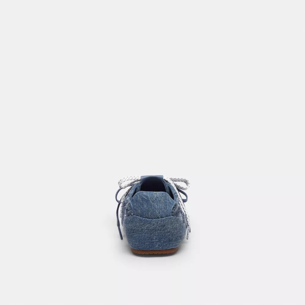 Zachte sneakers in kenmerkend denim