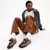 Zachte sneakers in kenmerkend jacquard