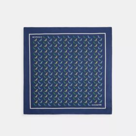 Zijden bandana met T-Rex-print