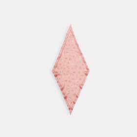 Zijden diamantsjaal met bloemenprint