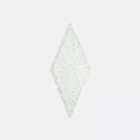 Zijden diamantsjaal met bloemenprint