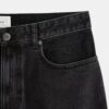 Zwarte tapered jeans van biologisch katoen